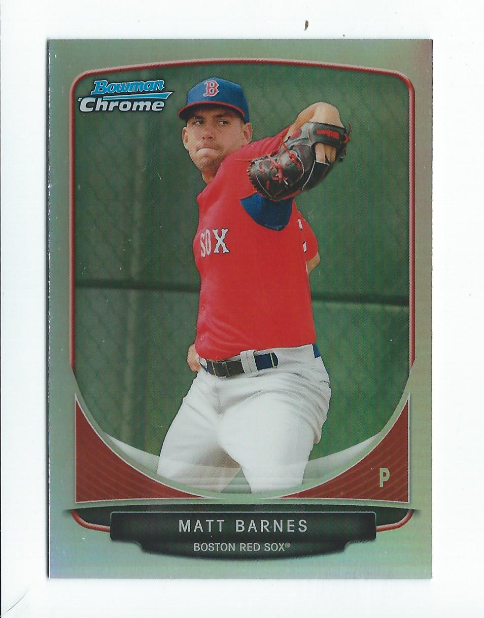 2013 Bowman Chrome Draft Top Prospects Refractors #TP39 Matt Barnes