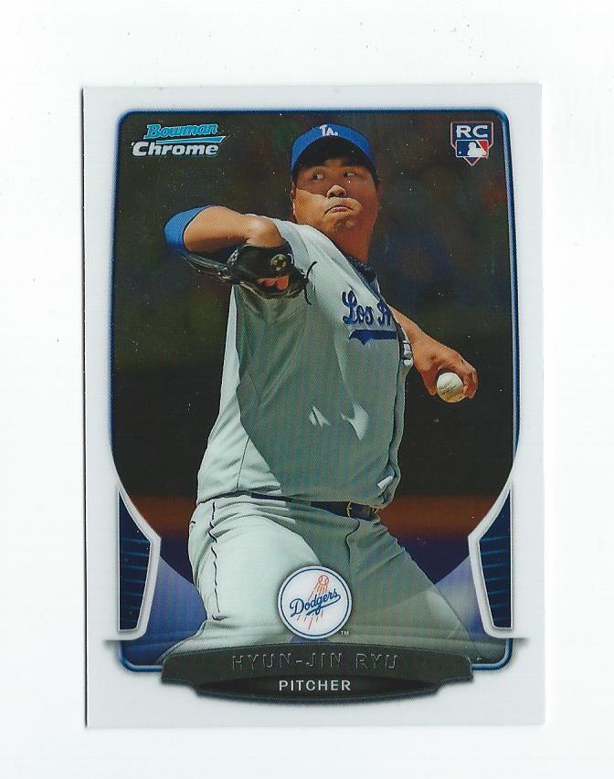 2013 Bowman Chrome Draft #30 Hyun-Jin Ryu RC