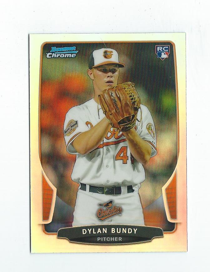 2013 Bowman Chrome Draft Refractors #24 Dylan Bundy