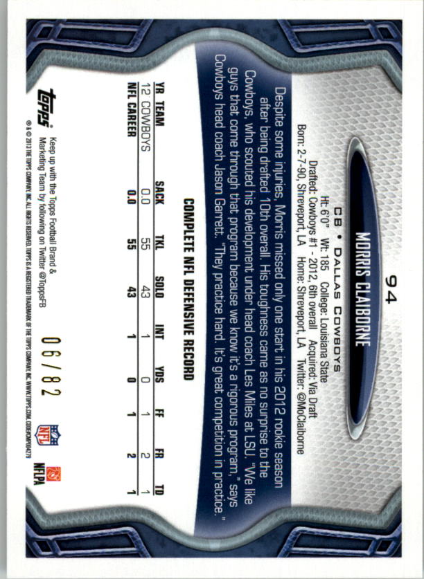 2013 Topps Football Card Pick (Inserts)