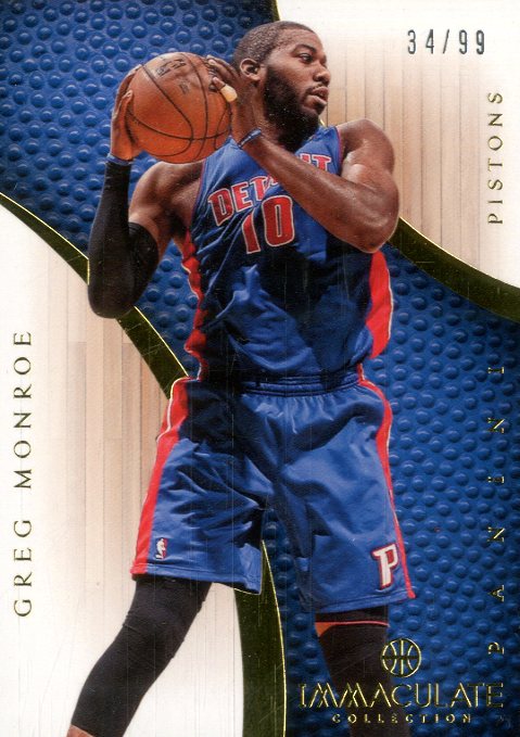 2012-13 Immaculate Collection #27 Greg Monroe