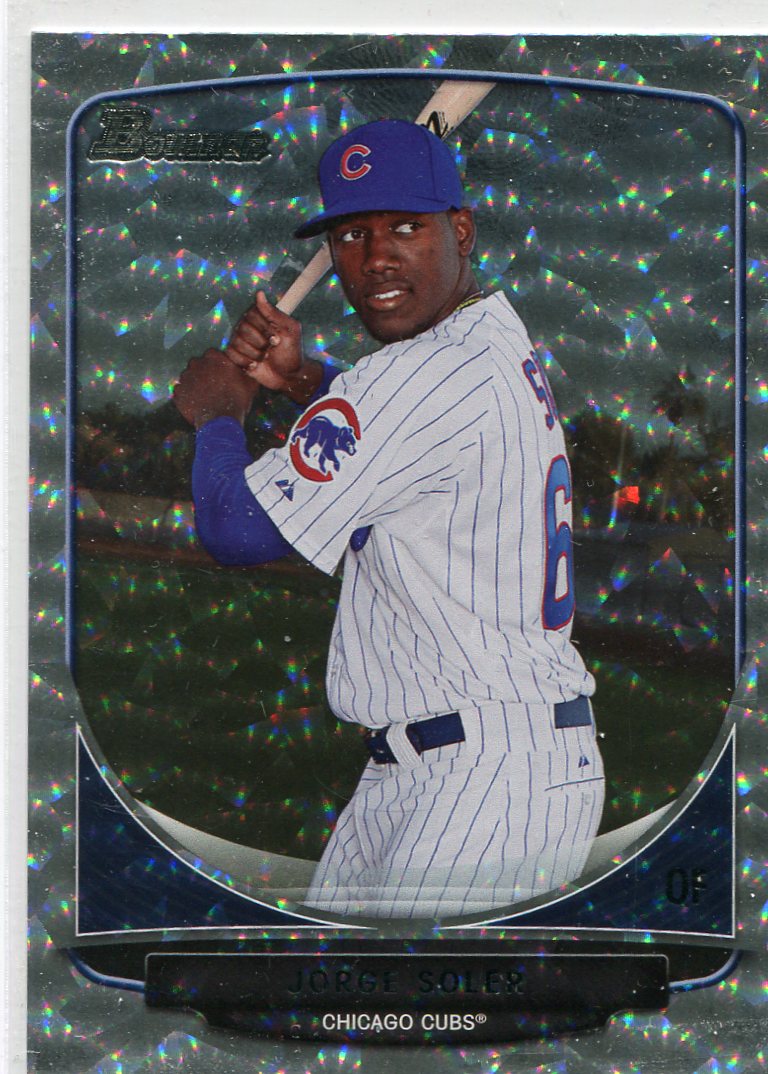 2013 Bowman Draft Top Prospects Silver Ice #TP9 Jorge Soler
