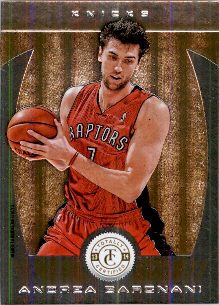 2013-14 Totally Certified Gold #76 Andrea Bargnani