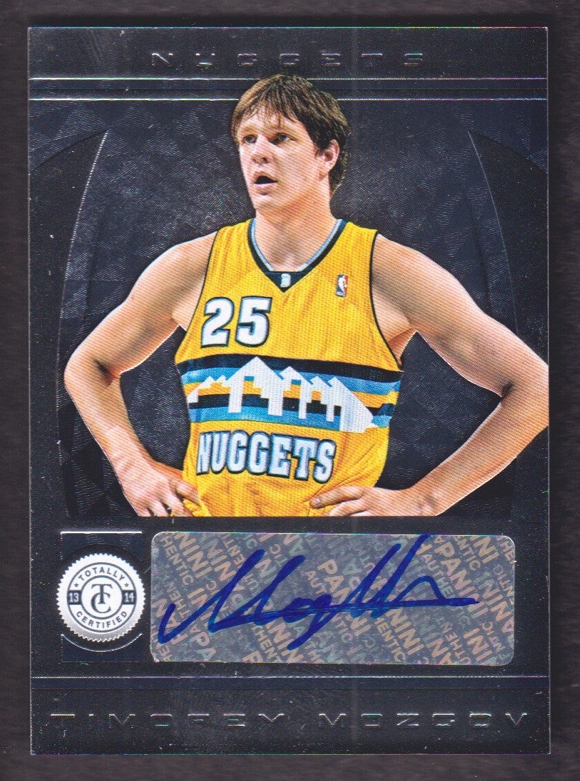 2013-14 Totally Certified Autographs #128 Timofey Mozgov