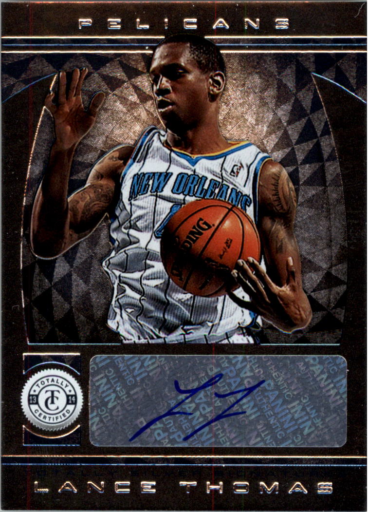 2013-14 Totally Certified Autographs #222 Lance Thomas