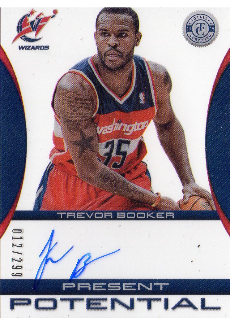 2013-14 Totally Certified Present Potential Autographs #PPTB Trevor Booker/299