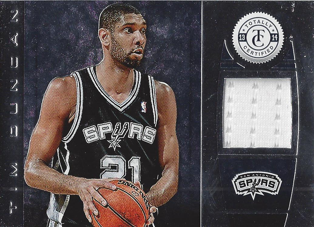 2013-14 Totally Certified Materials #1 Tim Duncan