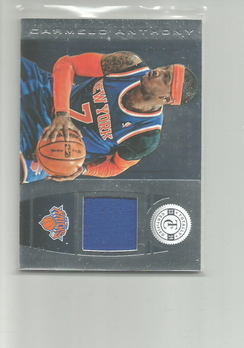 2013-14 Totally Certified Materials #53 Carmelo Anthony