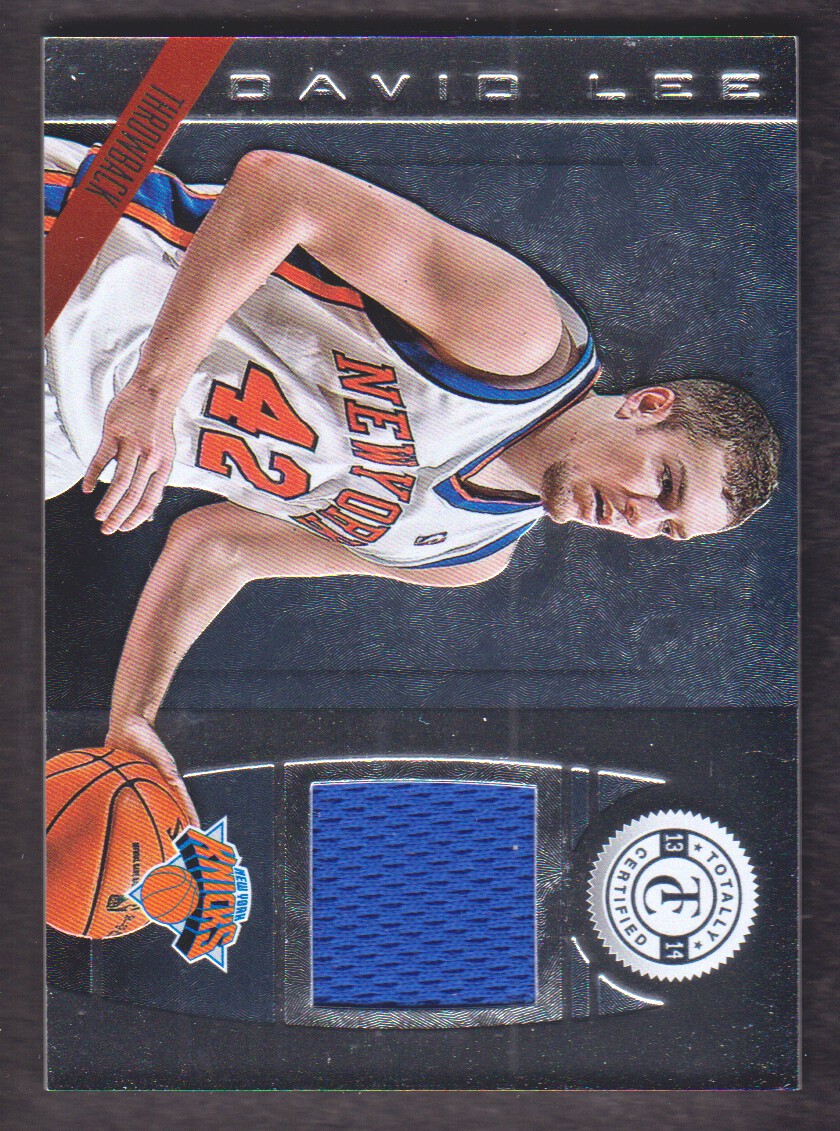 2013-14 Totally Certified Materials #159 David Lee