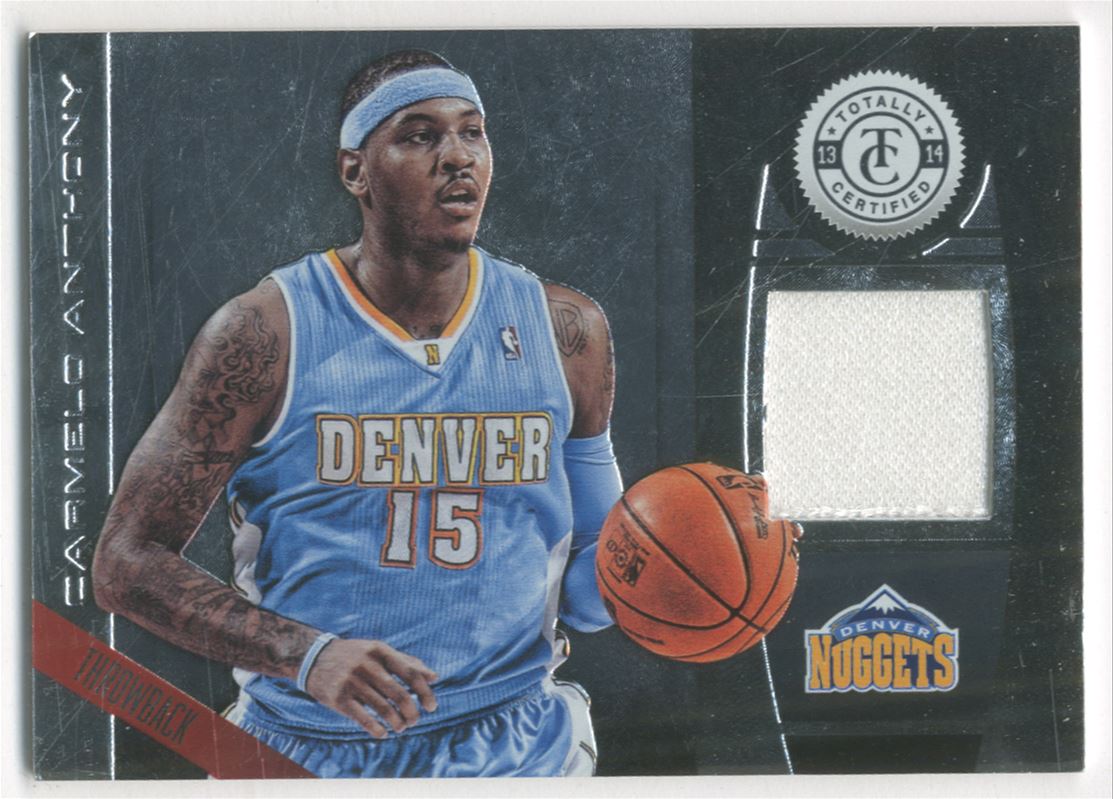 2013-14 Totally Certified Materials #162 Carmelo Anthony
