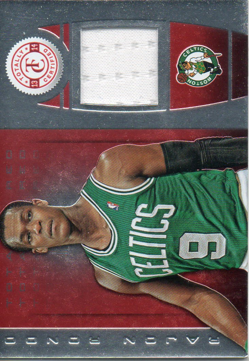 2013-14 Totally Certified Materials Red #46 Rajon Rondo/149