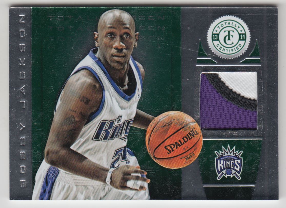 2013-14 Totally Certified Materials Green Prime #24 Bobby Jackson