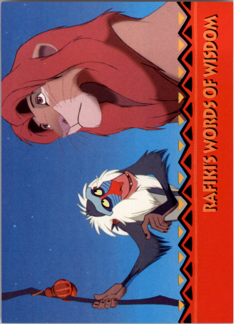 1994 SkyBox The Lion King #165 Look Harder