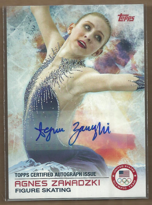2014 Topps U.S. Olympic Team Autographs #96 Agnes Zawadzki