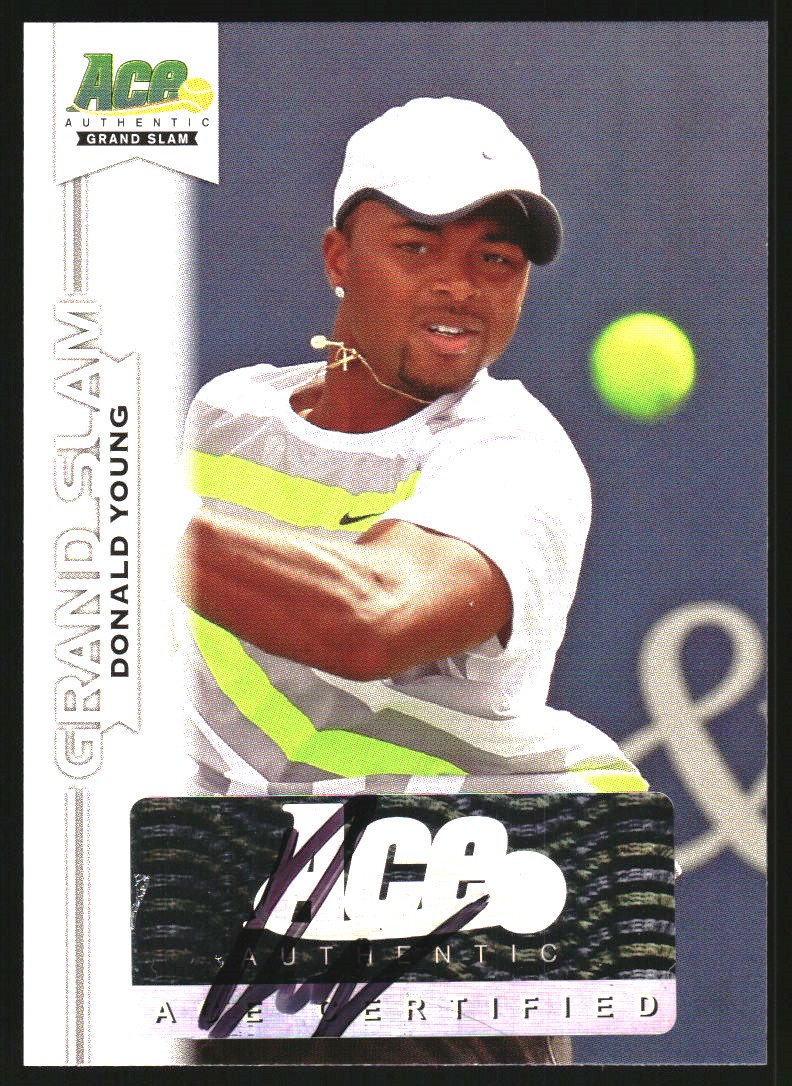 2013 Ace Authentic Grand Slam #BADY1 Donald Young