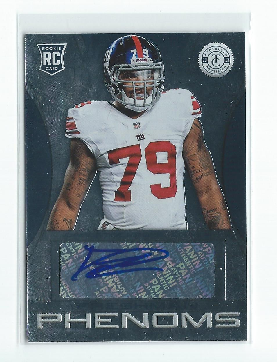 2013 Totally Certified #169 Damontre Moore AU/499 RC