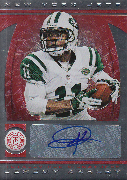 2013 Totally Certified Red Signatures #121 Jeremy Kerley/99