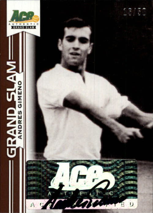 2013 Ace Authentic Grand Slam Brown #BAAG2 Andres Gimeno