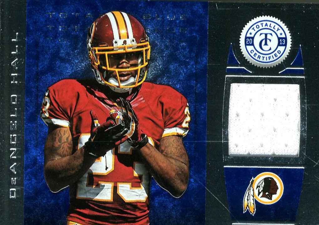 2013 Totally Certified Blue Materials #88 DeAngelo Hall/99
