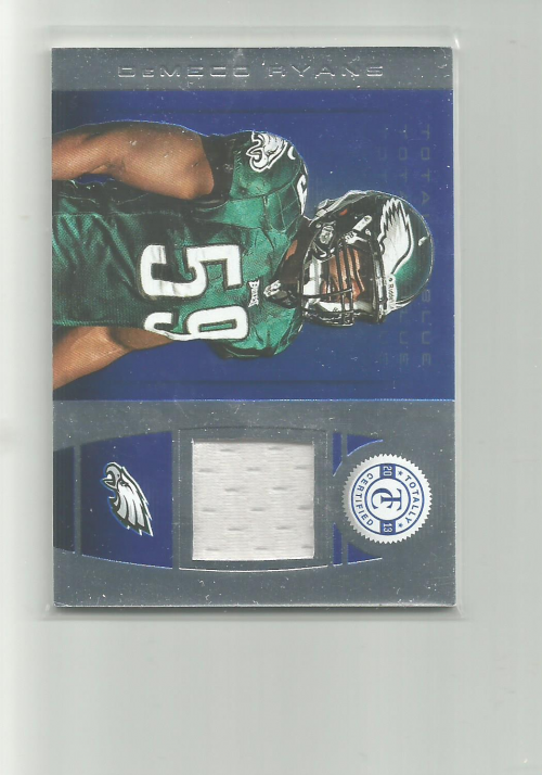 2013 Totally Certified Blue Materials #97 DeMeco Ryans/99