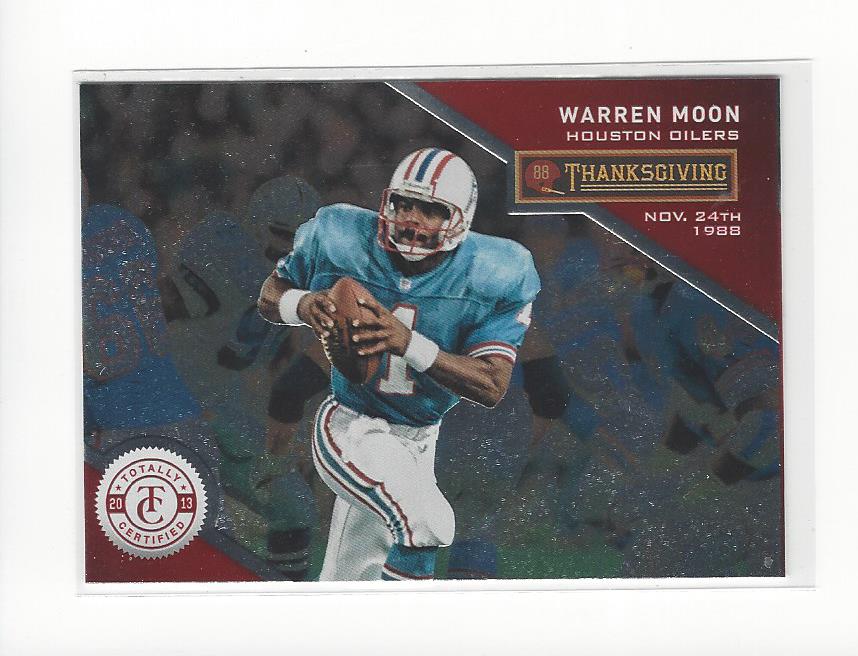2013 Totally Certified Red #79 Warren Moon TH