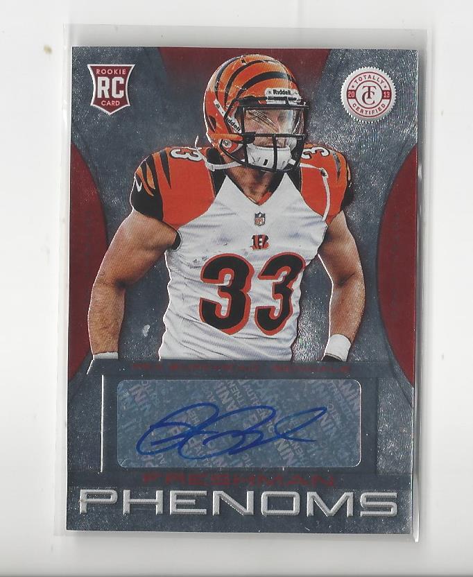 2013 Totally Certified Red #199 Rex Burkhead AU/99