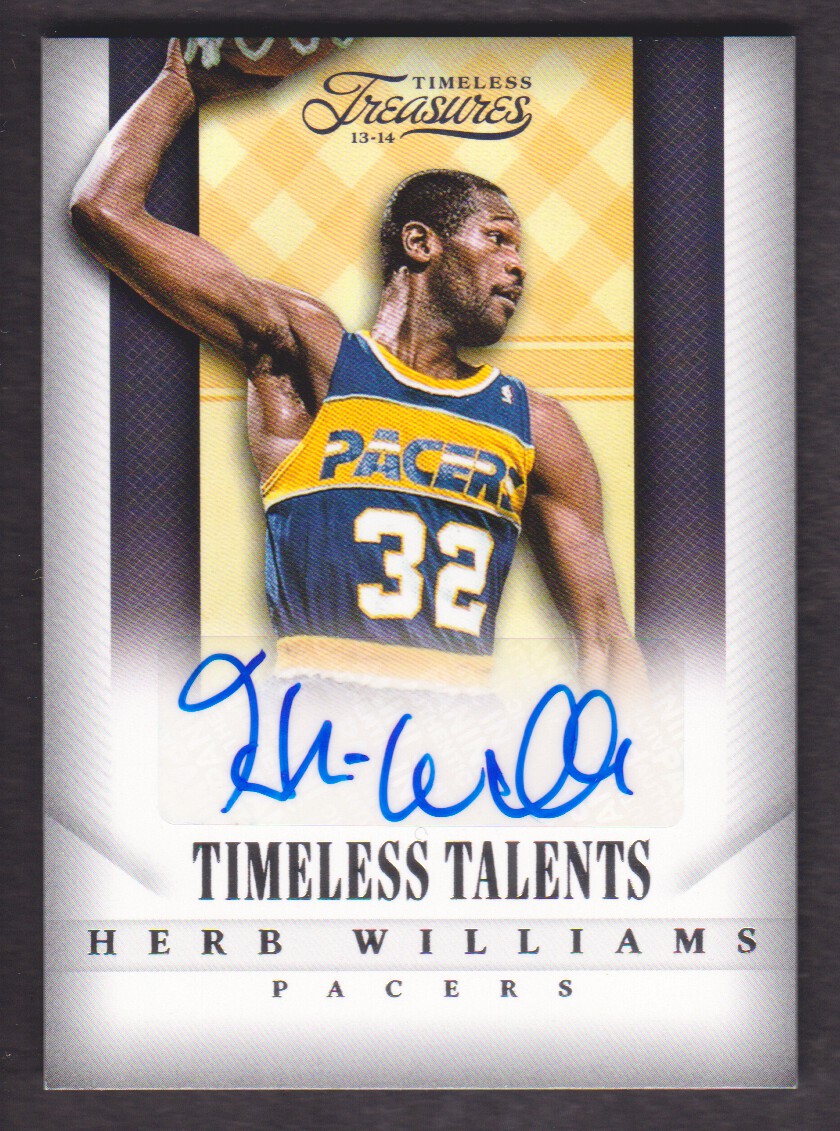 2013-14 Timeless Treasures Timeless Talents #3 Herb Williams