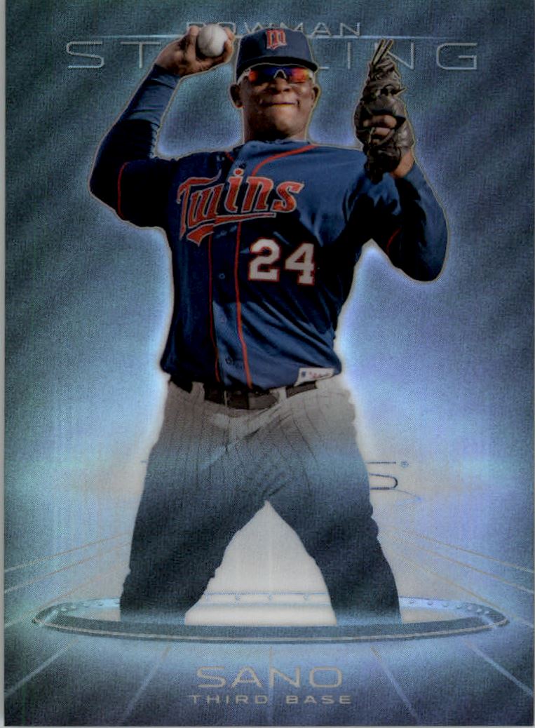2013 Bowman Sterling Prospects Refractors #10 Miguel Sano