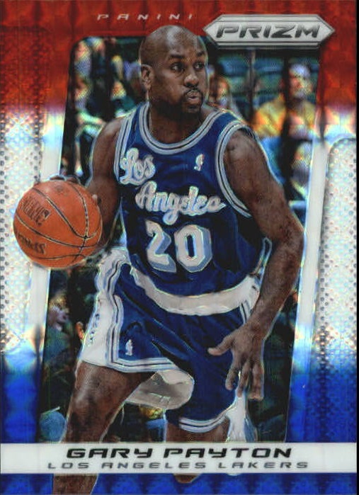 2013-14 Panini Prizm Prizms Red White and Blue Mosaic #215 Gary Payton