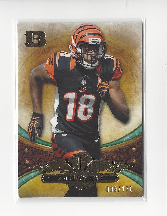 2013 Topps Triple Threads Emerald #25 A.J. Green