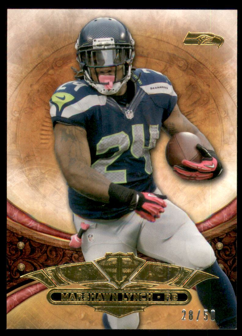2013 Topps Triple Threads Ruby #1 Marshawn Lynch