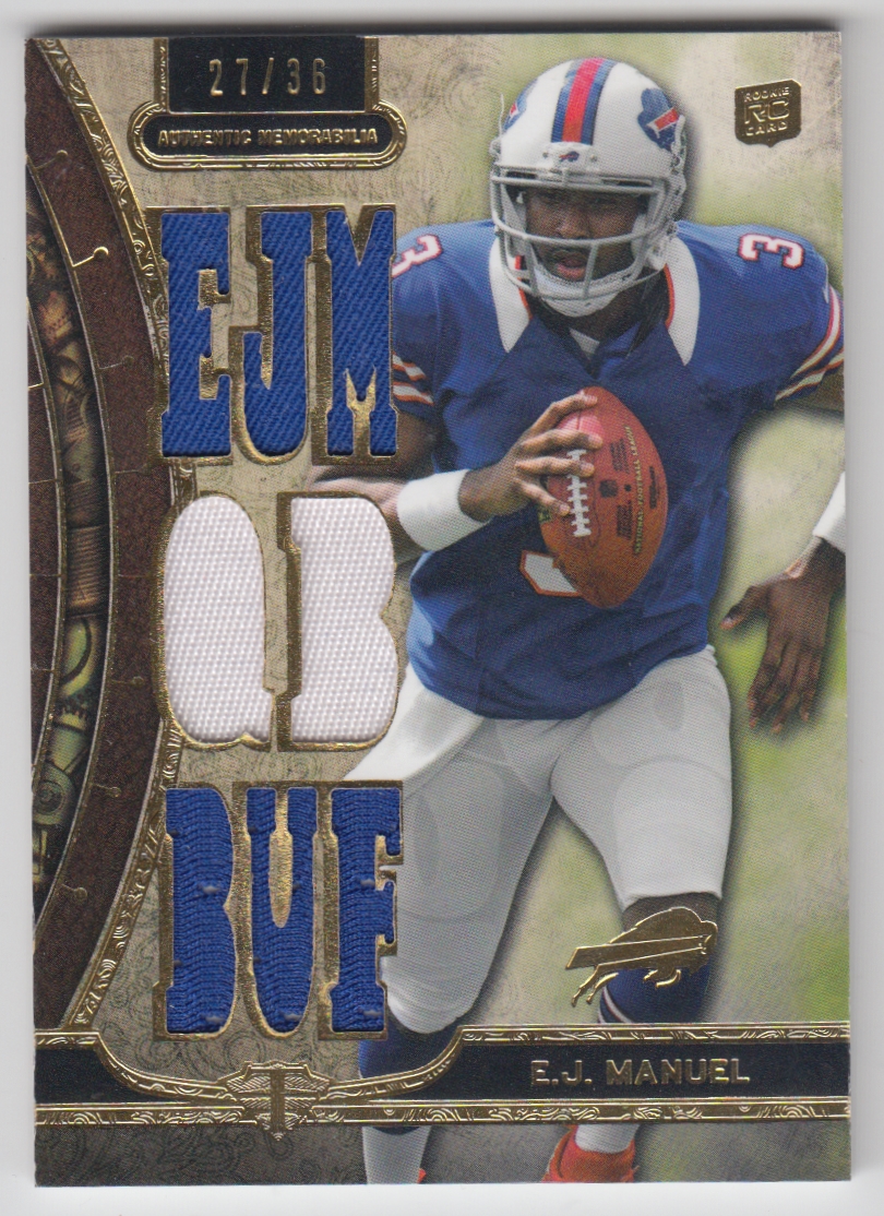 2013 Topps Triple Threads Relics #TTREM EJ Manuel