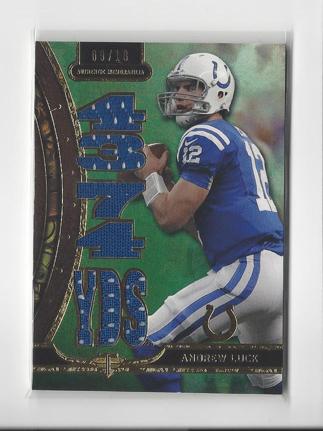 2013 Topps Triple Threads Relics Emerald #TTRAL2 Andrew Luck