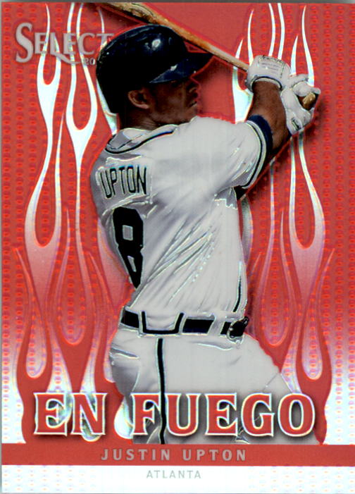2013 Select En Fuego Prizm #EF20 Justin Upton