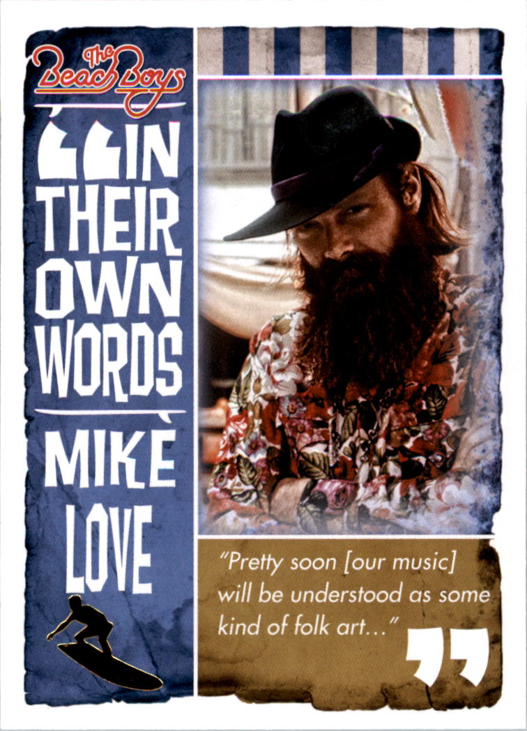 2013 Panini The Beach Boys In Their Own Words Gold Surfer #4 Mike Love