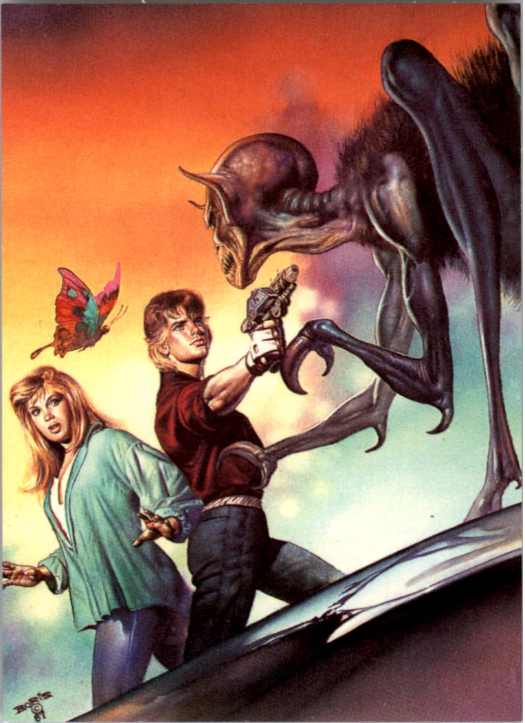 1991 Comic Images Boris Vallejo #28 Beast and the Butterfly