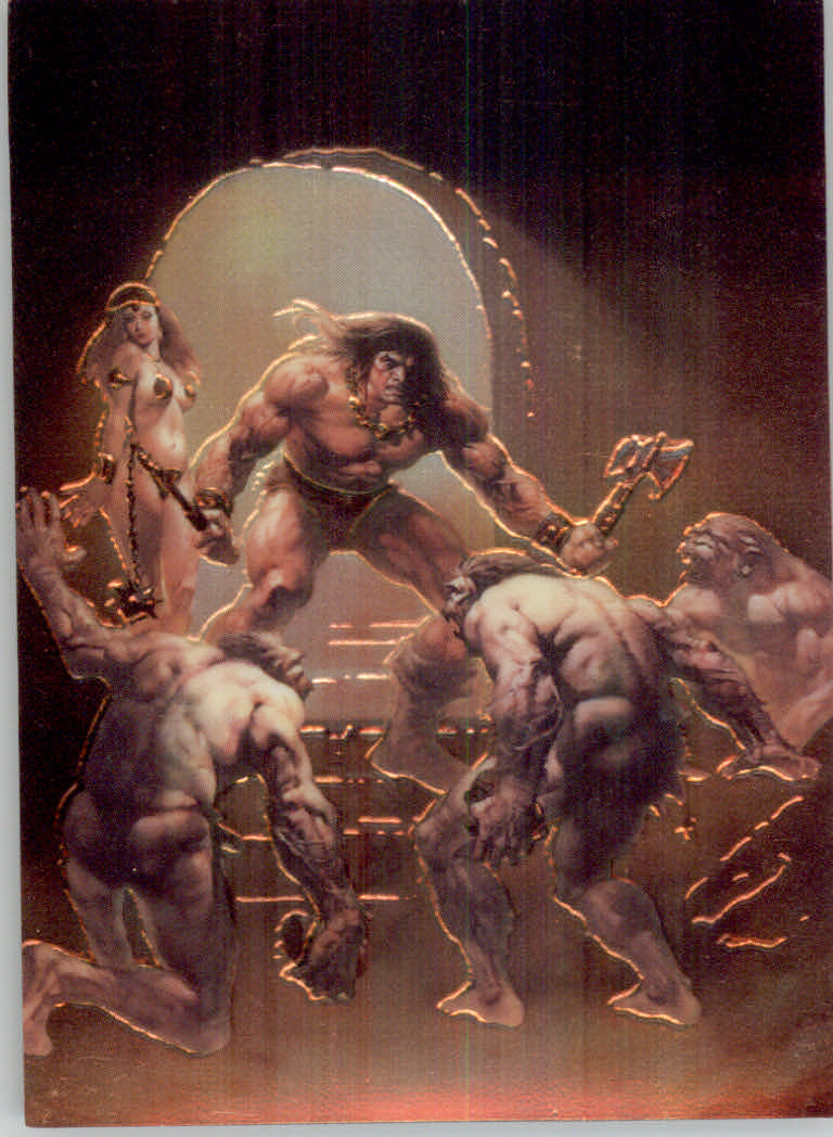 Conan (1993 Comic Images) All-Chromium "Base and Insert" Cards