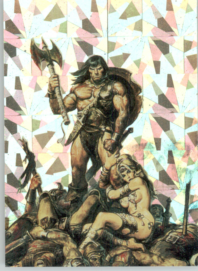 Conan (1993 Comic Images) All-Chromium "Base and Insert" Cards