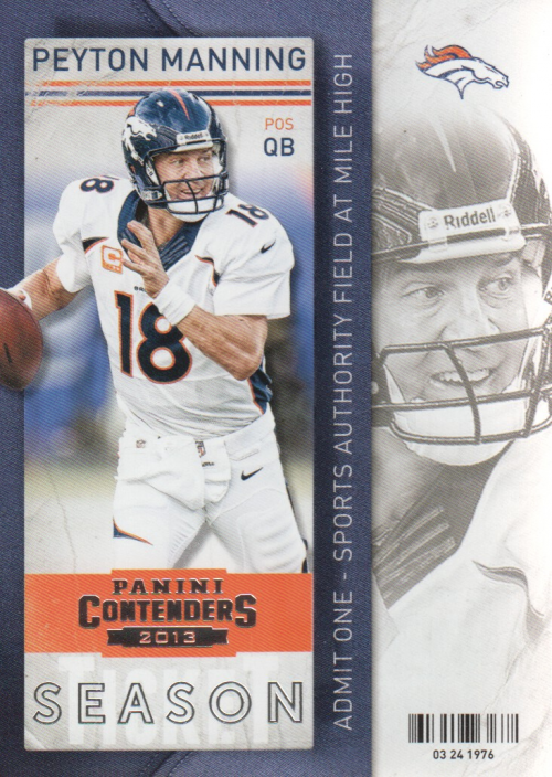 2013 Panini Contenders #14 Peyton Manning