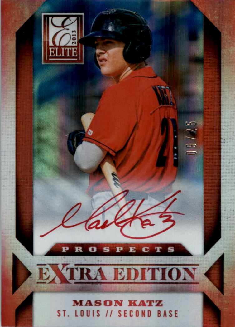 2013 Elite Extra Edition Signature Red Ink #159 Mason Katz