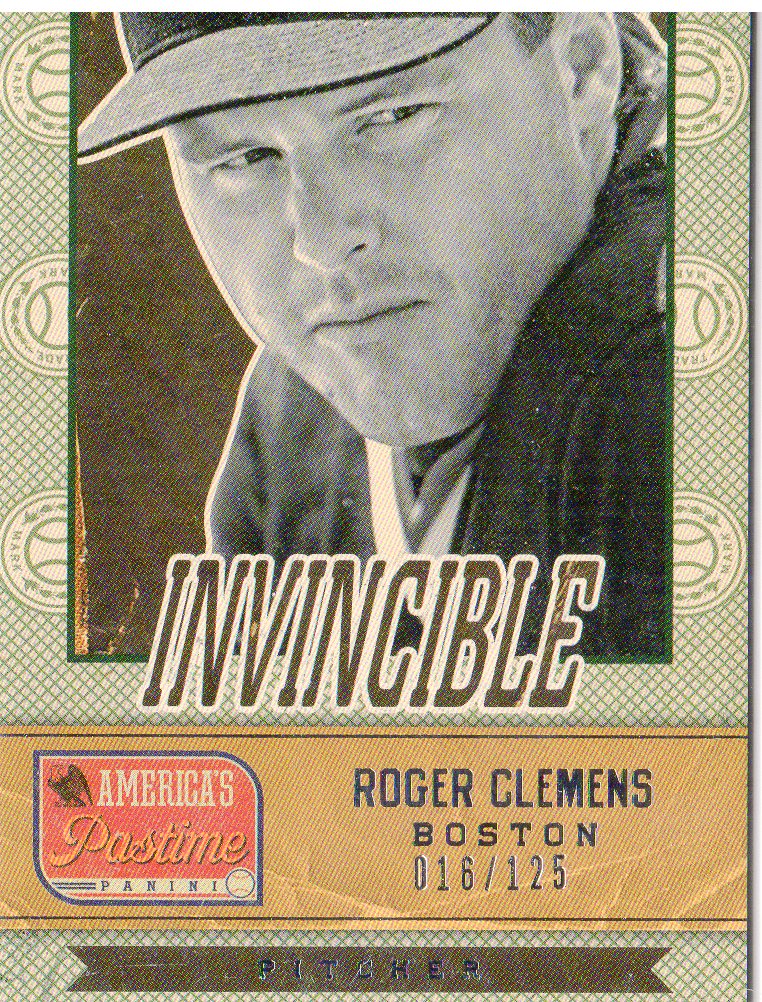 2013 Panini America's Pastime Invincible #11 Roger Clemens