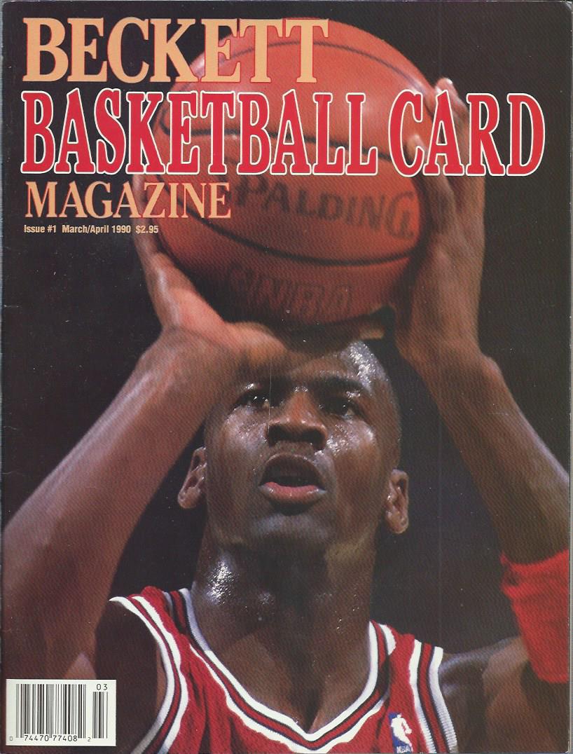 1990-14 Beckett Basketball #1 Michael Jordan (March/April 1990)