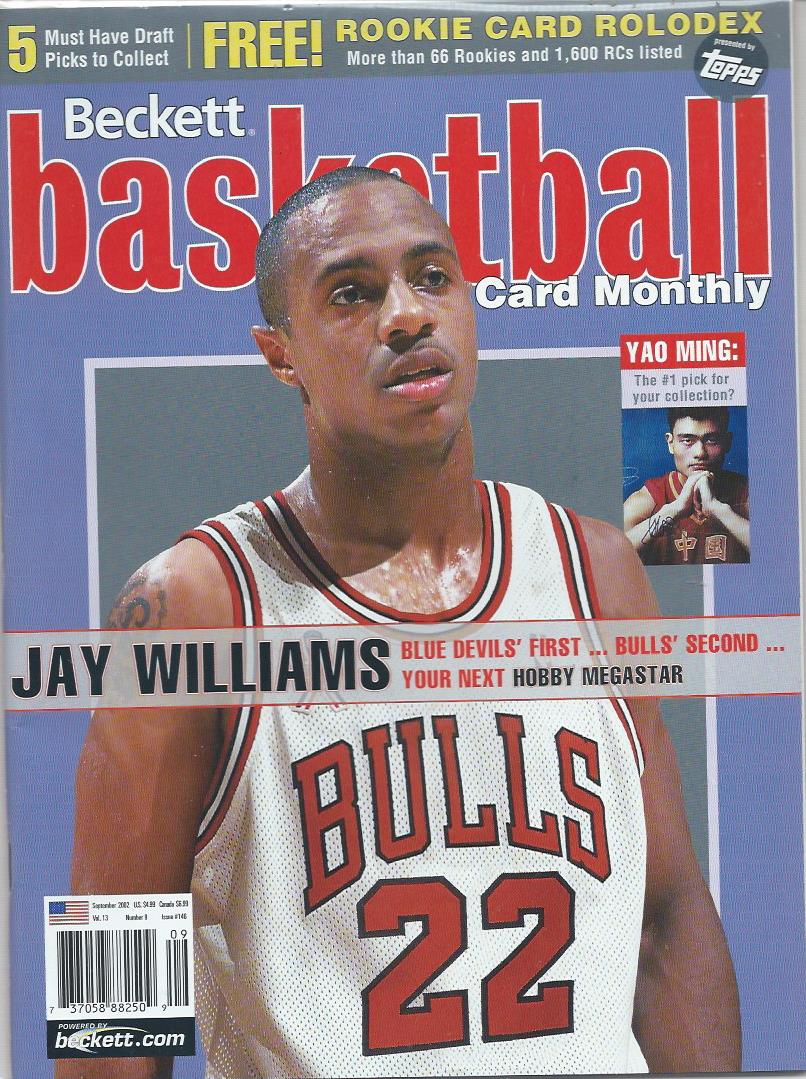 1990-14 Beckett Basketball #146 Jay Williams (September 2002)