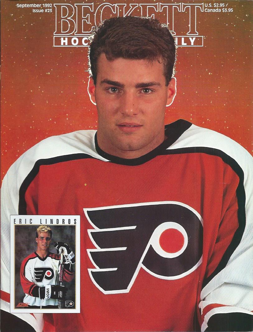 1990-14 Beckett Hockey #23 Eric Lindros (September 1992)