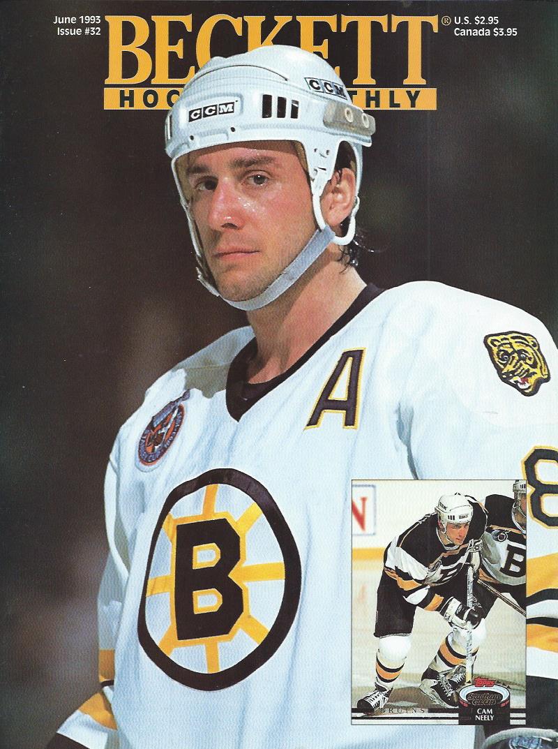1990-14 Beckett Hockey #32 Cam Neely (June 1993)