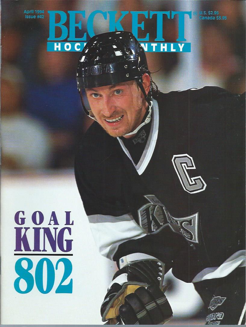 1990-14 Beckett Hockey #42 Wayne Gretzky (April 1994)