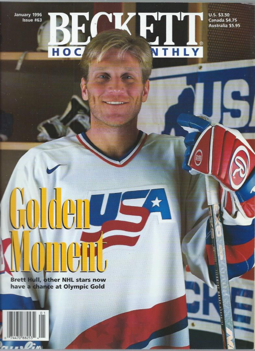 1990-14 Beckett Hockey #63 Brett Hull (January 1996)