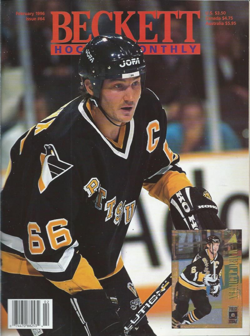 1990-14 Beckett Hockey #64 Mario Lemieux (February 1996)