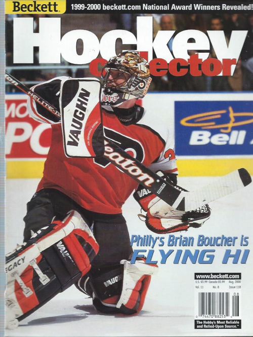 1990-14 Beckett Hockey #118 Brian Boucher (August 2000)
