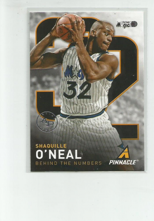 2013-14 Pinnacle Behind the Numbers Artist's Proofs #20 Shaquille O'Neal